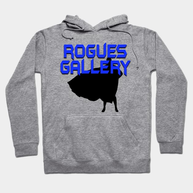 ROGUES GALLERY Male (Black Silhouette) Hoodie by Zombie Squad Clothing